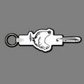 Key Clip W/ Key Ring & Chicken (Left Side) Key Tag
